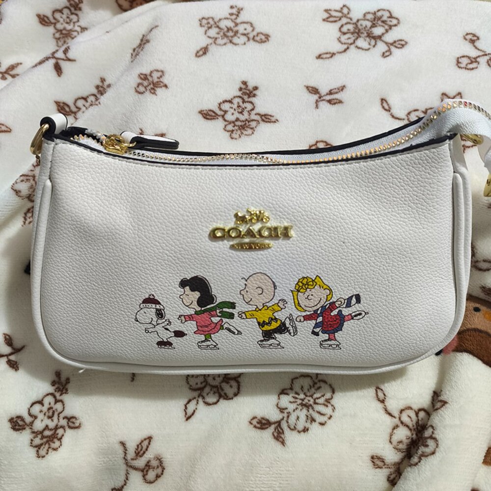 Coach Collaboration White Crossbody Bag